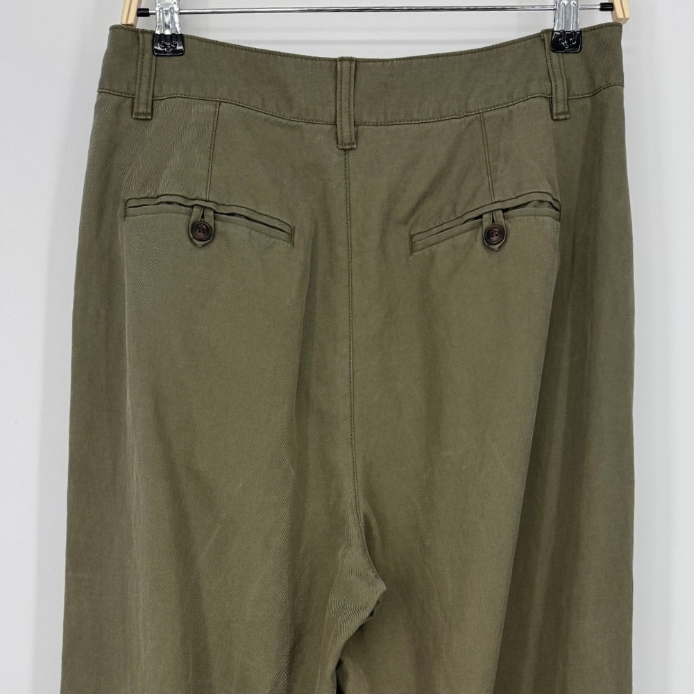 Madewell Olive Wide Leg Pants - Picture 8 of 12
